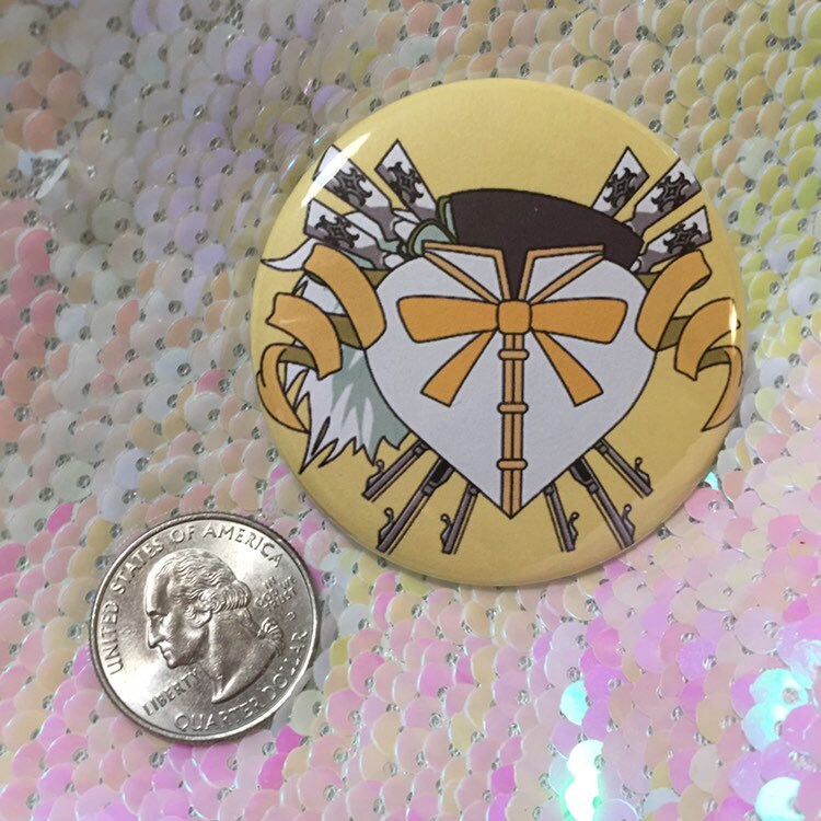 Mami Tomoe Heart Button - Large