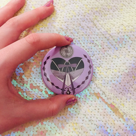 Akemi Homura Heart Button - Large