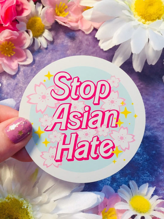 Stop Asian Hate Large Vinyl Sticker