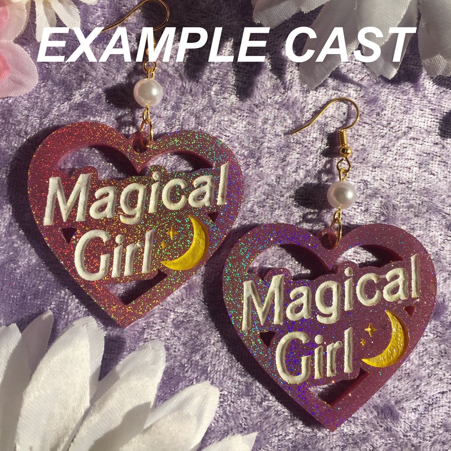 Magical Girl Earrings Silicone Mold