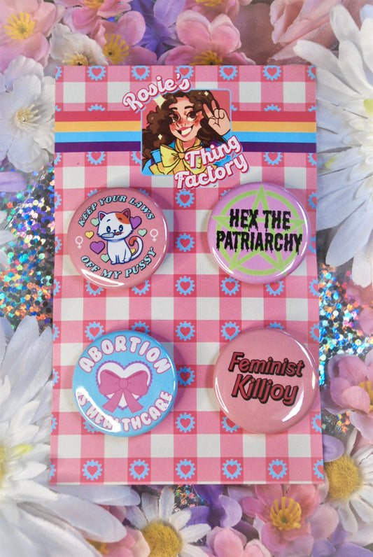 Feminist Button Gift Pack