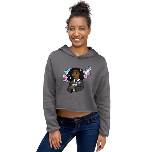 Trans Witch Crop Hoodie