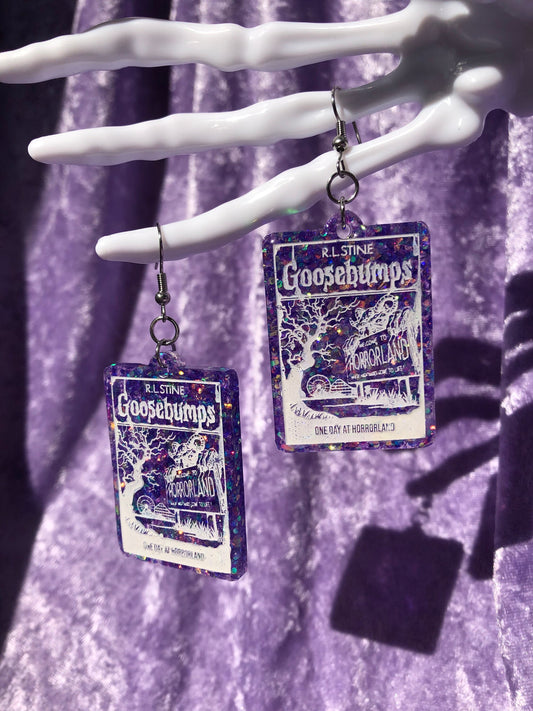 Goosebumps Earrings - Purple