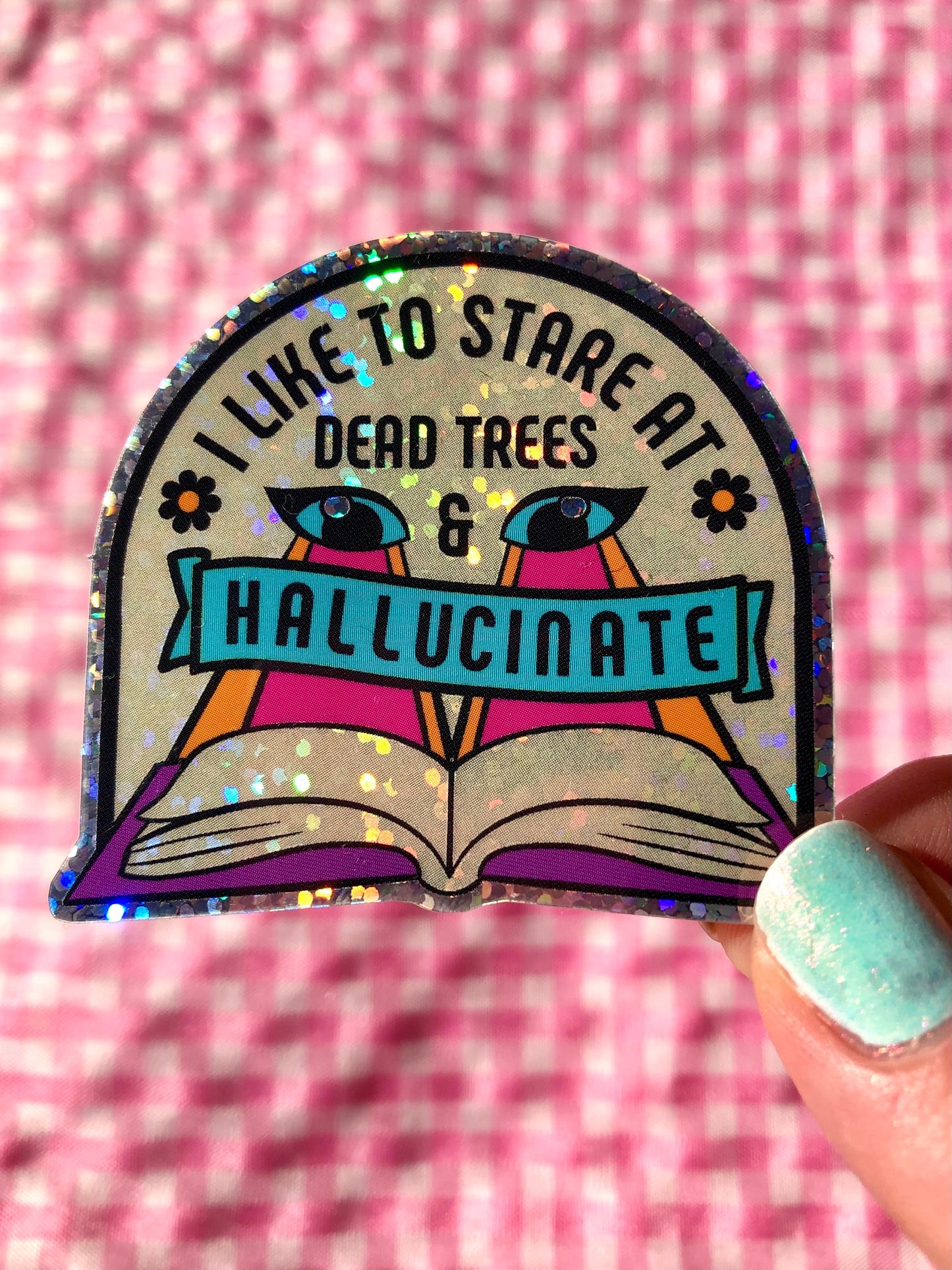 Stare at Dead Trees Vinyl Sticker