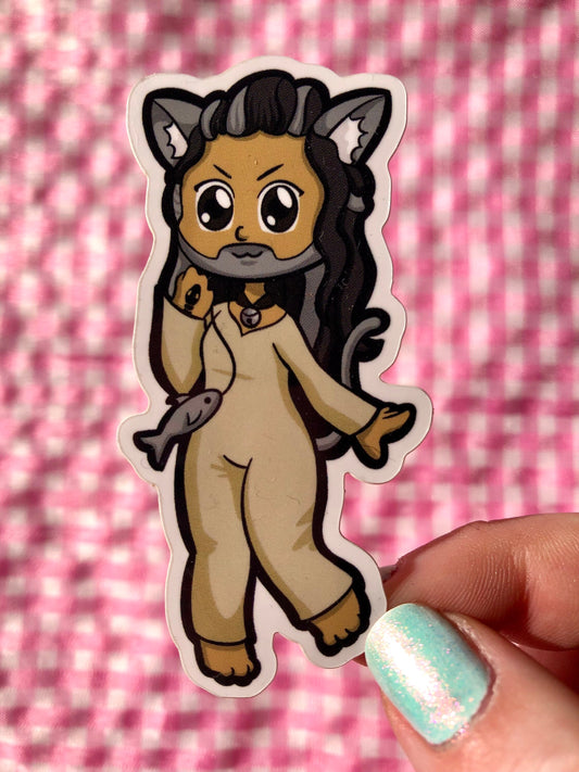 Catboy Ed Vinyl Sticker