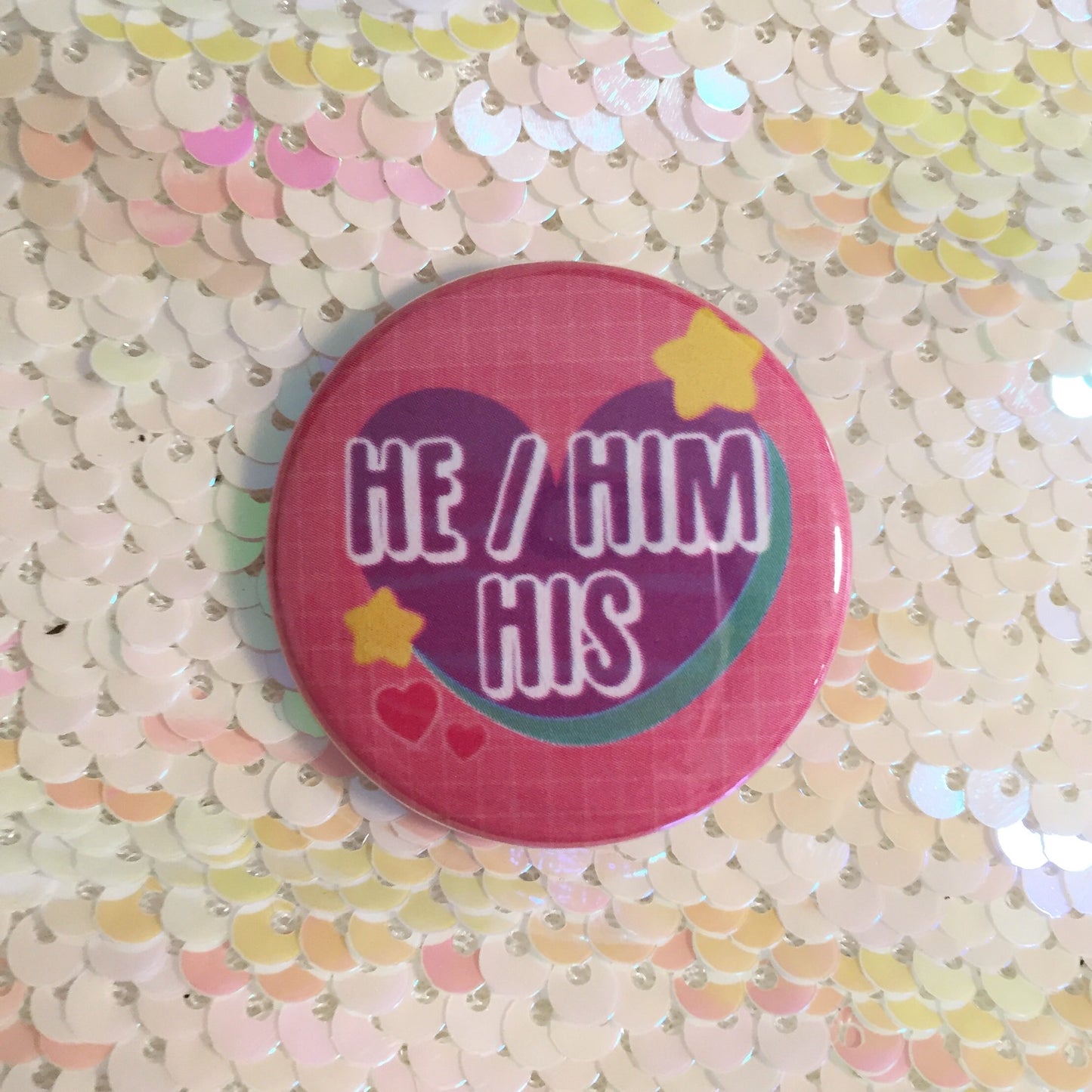 Kawaii Pronoun Button