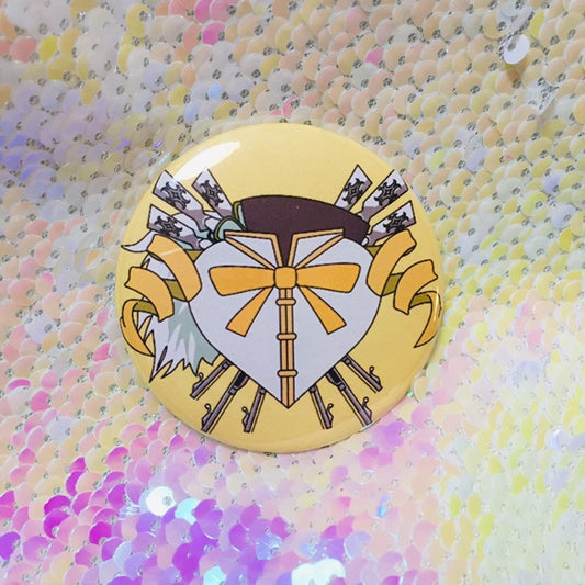 Mami Tomoe Heart Button - Large
