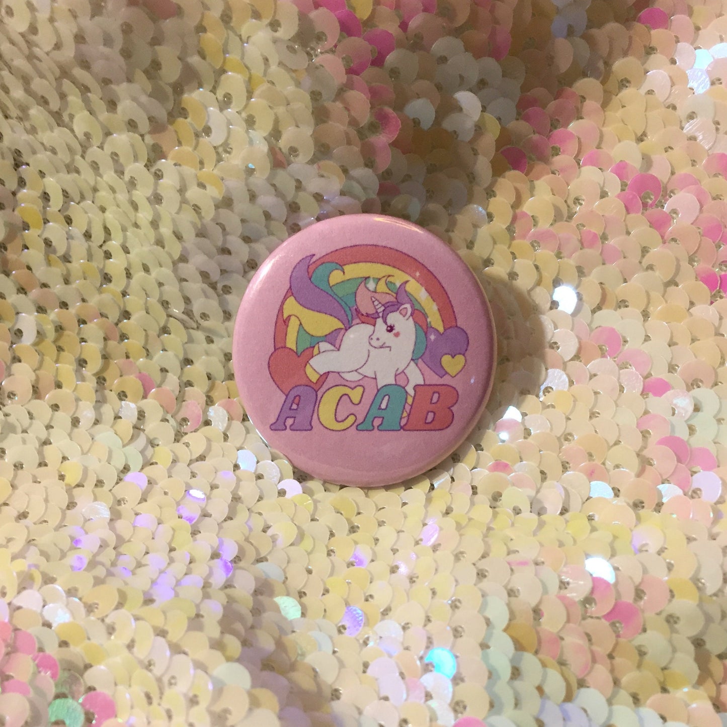 ACAB Pastel Kawaii Button