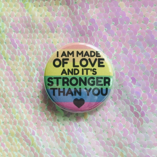 Steven Universe MADE OF LOVE Button