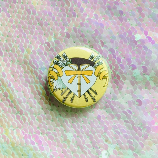 Mami Tomoe Heart Button - Regular Size