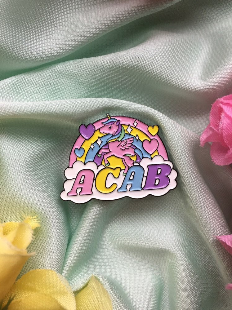 ACAB Pastel Kawaii Enamel Pin