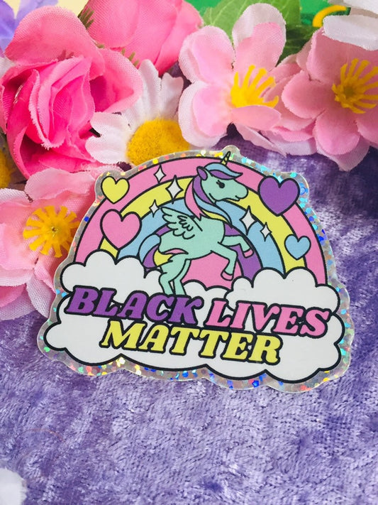 Black Lives Matter Holographic Sticker