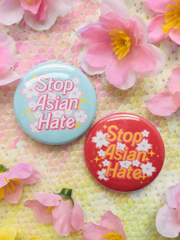 Stop Asian Hate Button