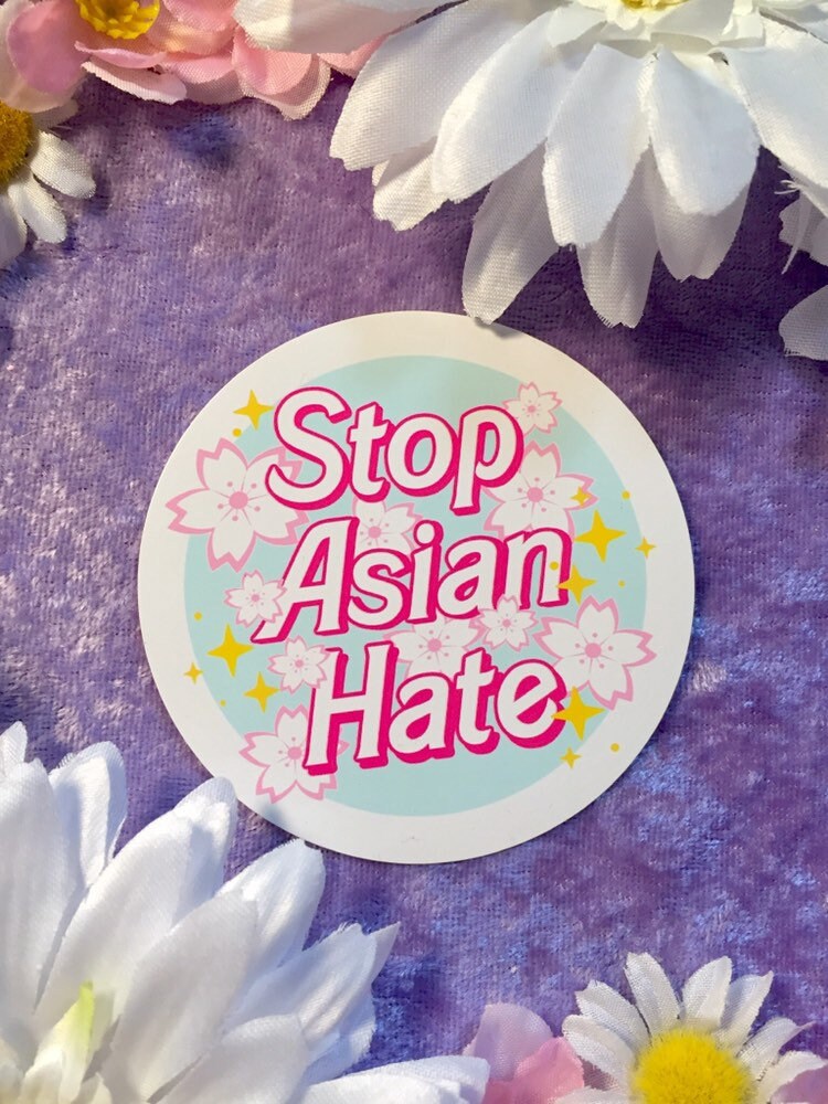 Stop Asian Hate Large Vinyl Sticker