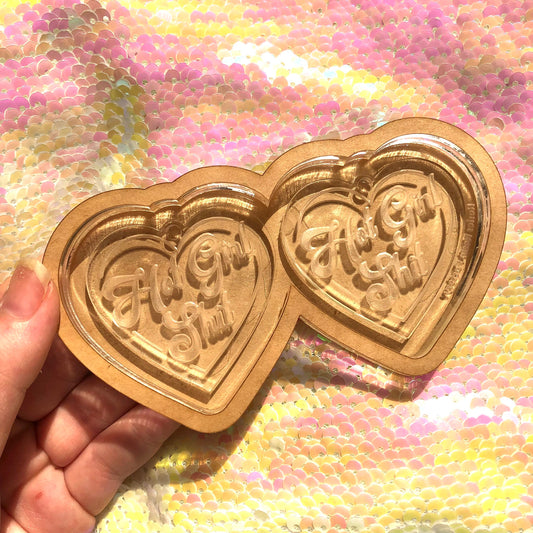 Hot Girl Shit Earrings Silicone Mold for Resin