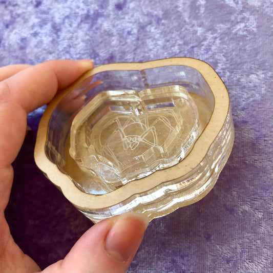 Spider Heart Shaker Silicone Mold