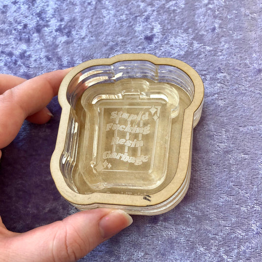 Stupid F*cking Resin Garbage Shaker Silicone Mold