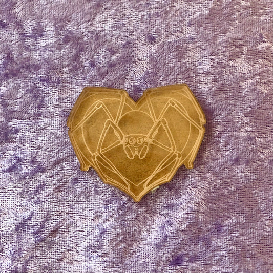 Spider Heart Grippy Silicone Mold