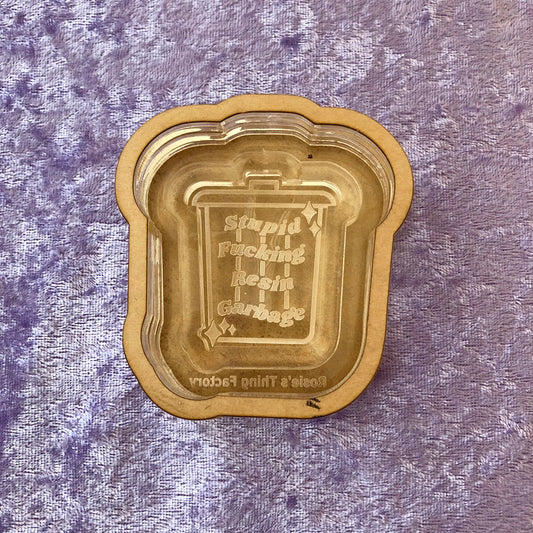 Stupid F*cking Resin Garbage Shaker Silicone Mold