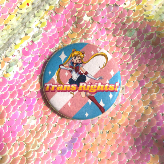 Moonie Trans Rights Button