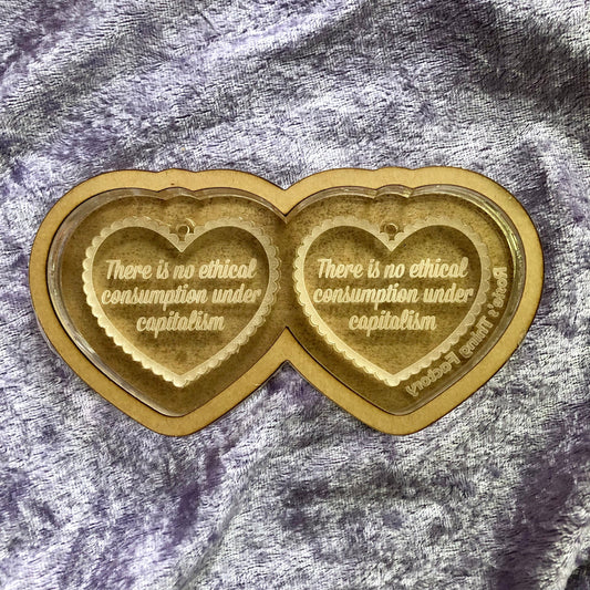 No Ethical Consumption Under Capitalism Earrings Silicone Mold