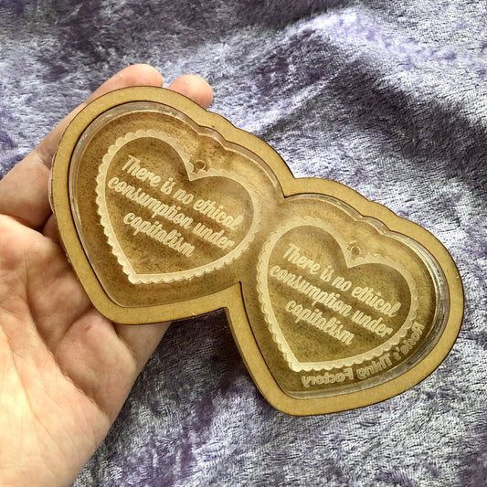No Ethical Consumption Under Capitalism Earrings Silicone Mold