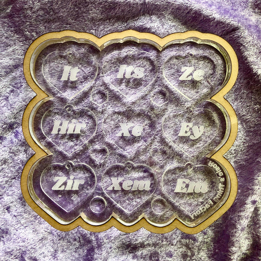 Pronoun Palette - Neopronoun Extension Silicone Mold