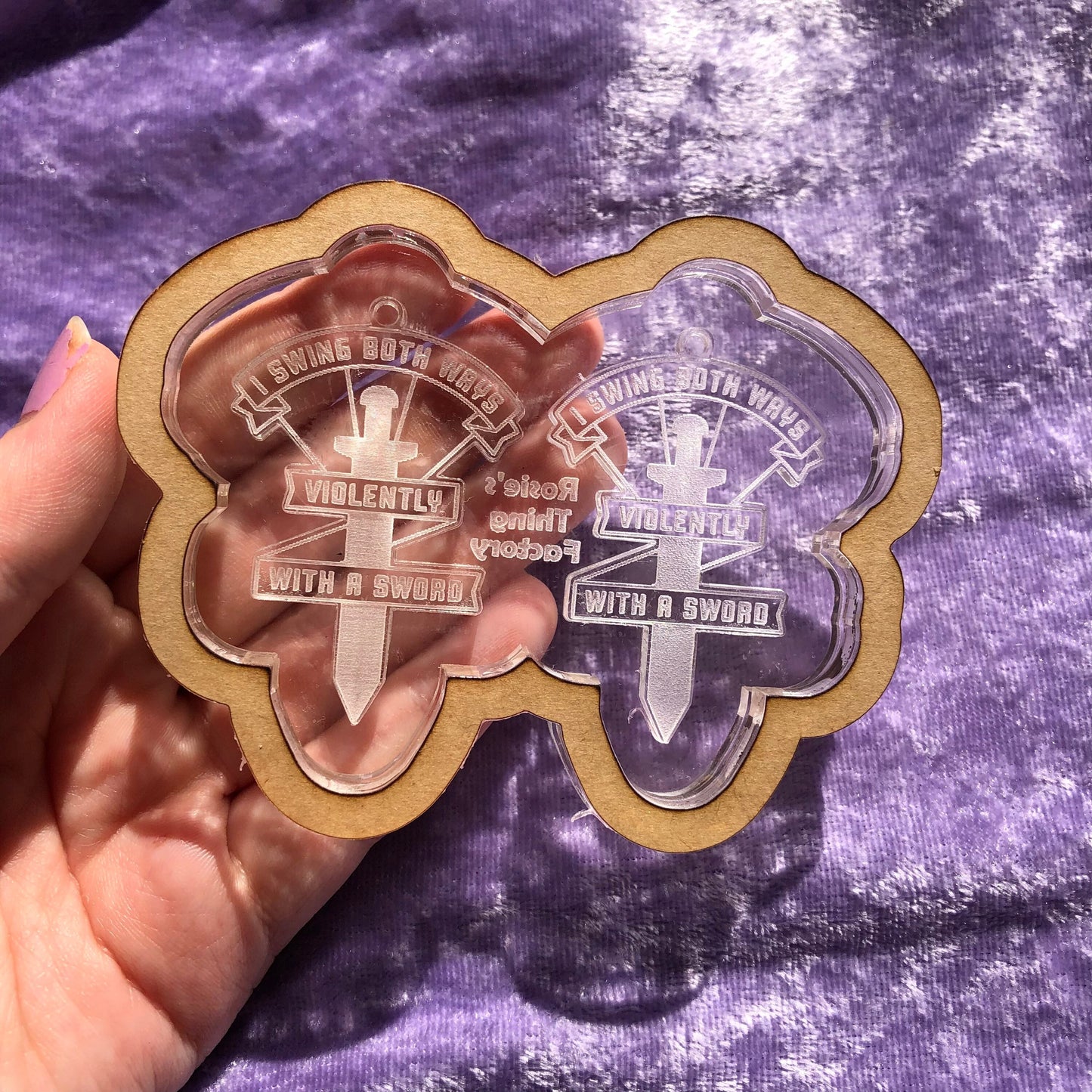 Swing Both Ways Earrings Silicone Mold for Resin