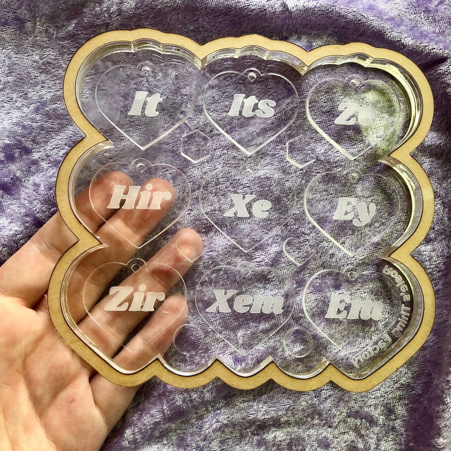 Pronoun Palette - Neopronoun Extension Silicone Mold