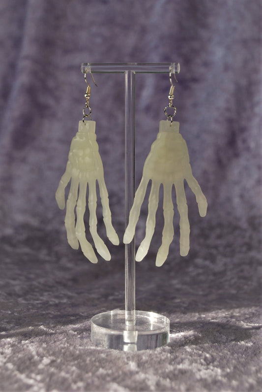Skeleton Hand Earrings