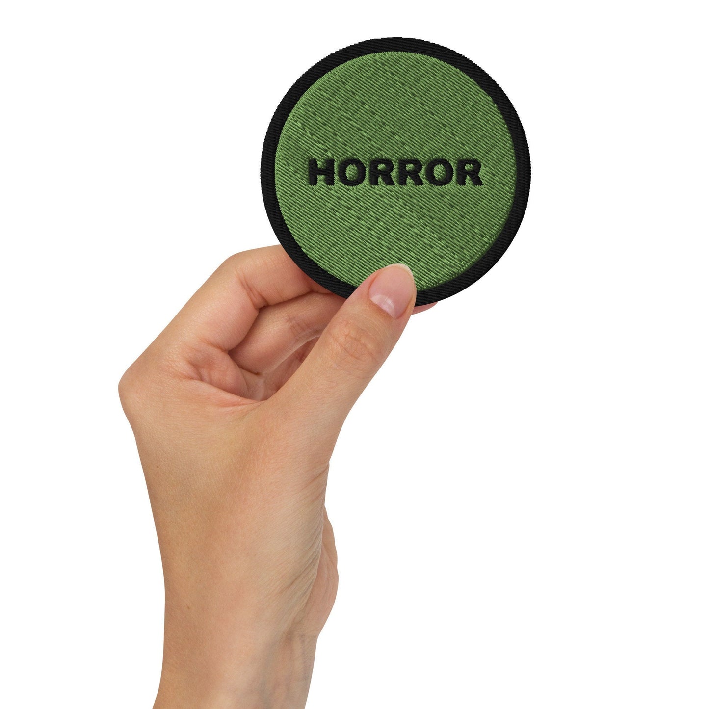 Horror VHS Label Iron-On Patch