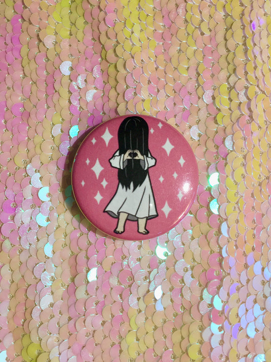 Sadako Horror Cutie Button