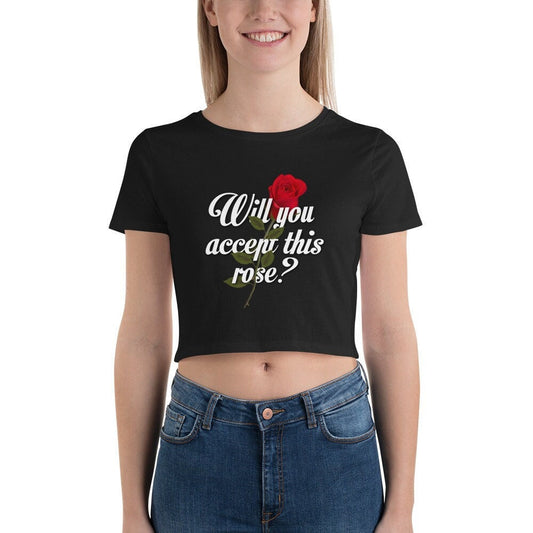 Will You Accept This Rose Women’s Crop Tee