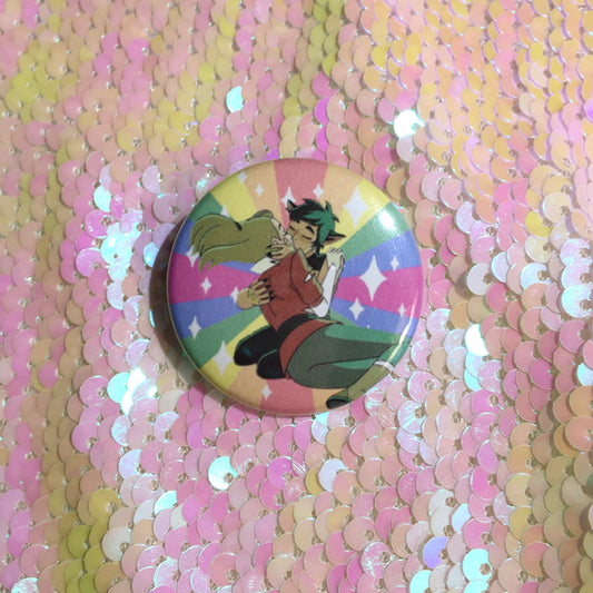 Catradora Gay Pride Button