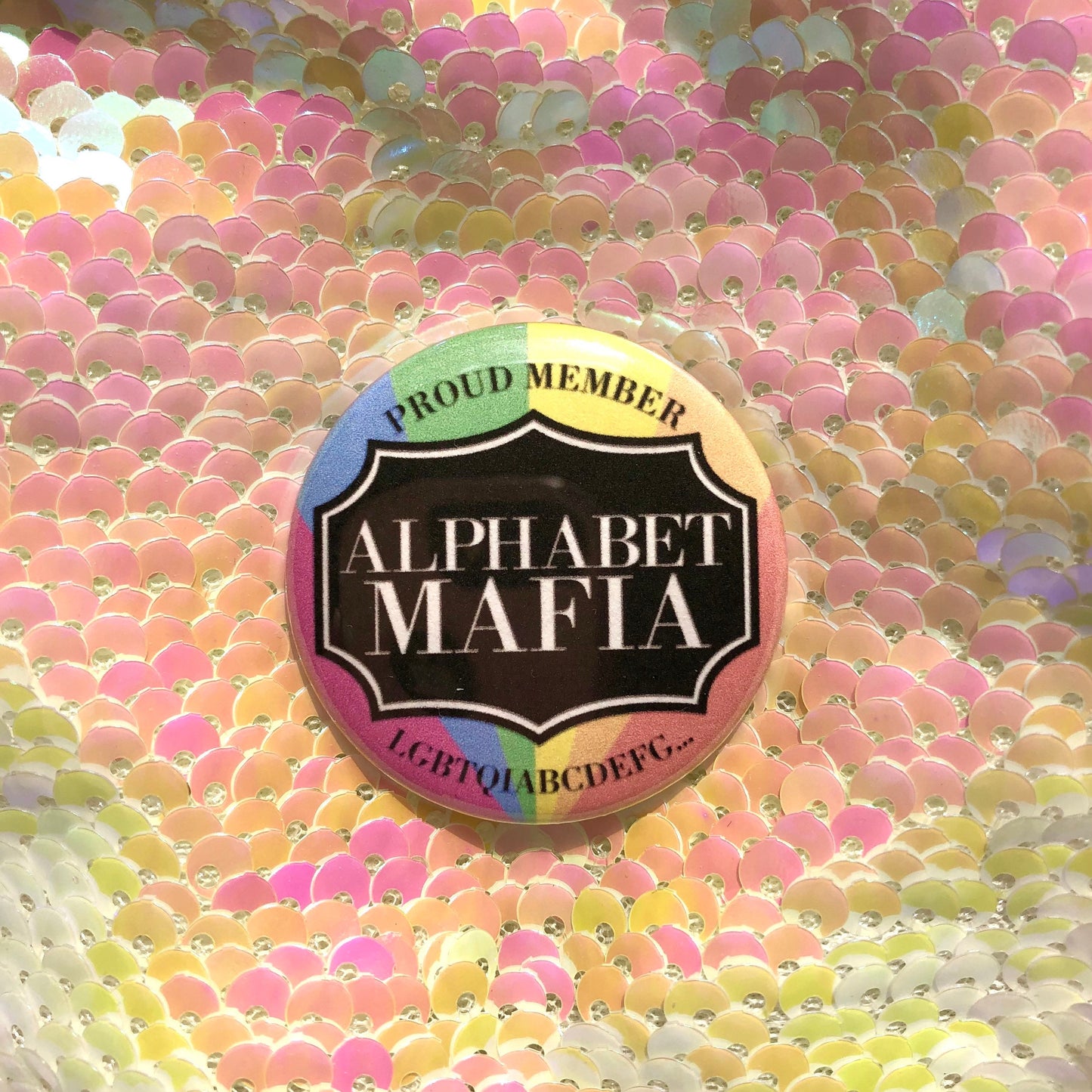 Alphabet Mafia Button