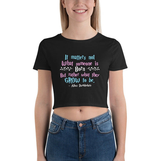 It Matters Not Women’s Crop Tee