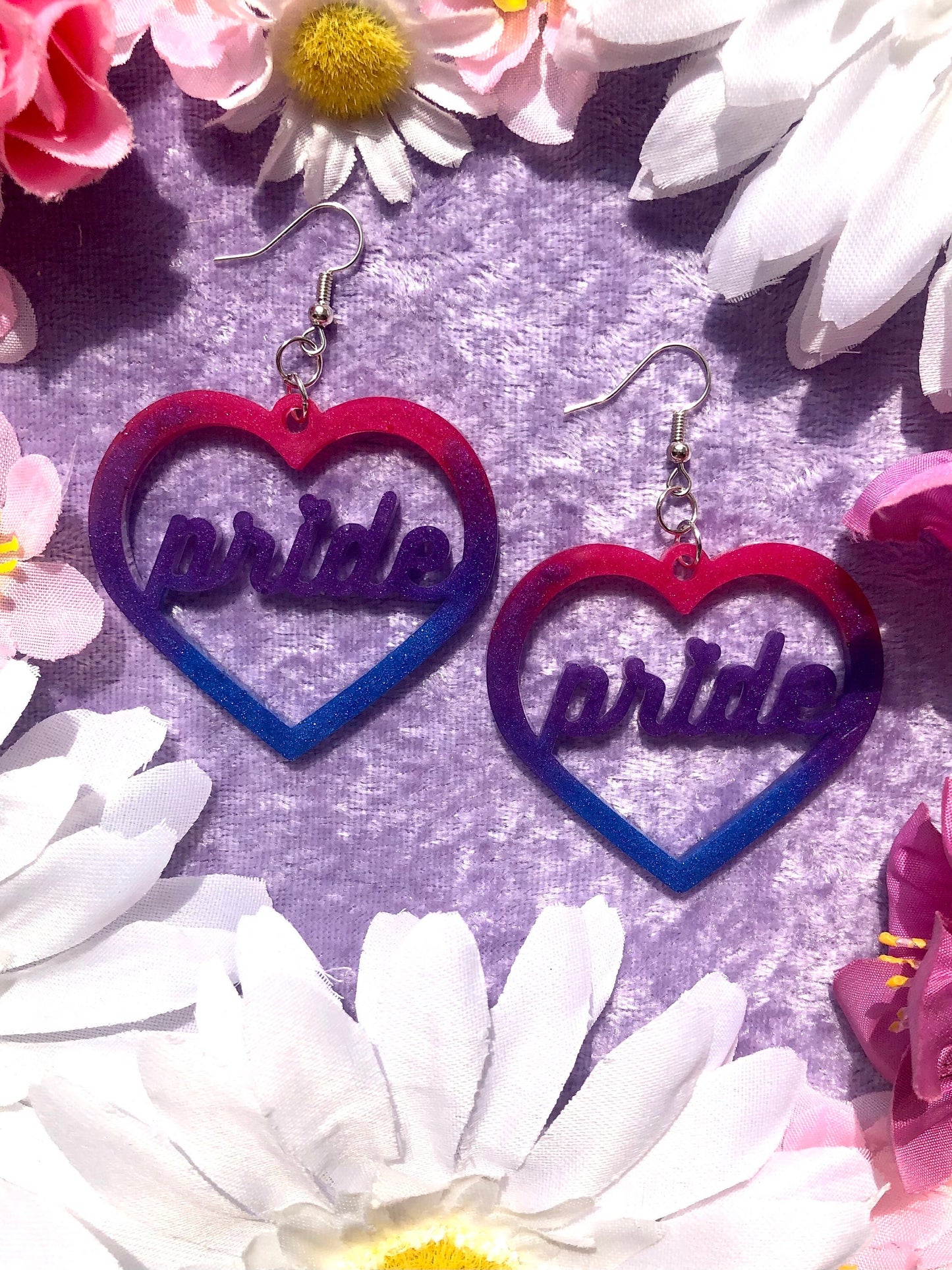 Pride Heart Earrings