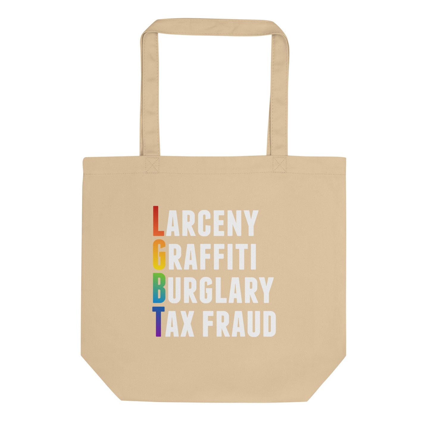 Larceny Graffiti Burglary Tax Fraud Eco Tote Bag