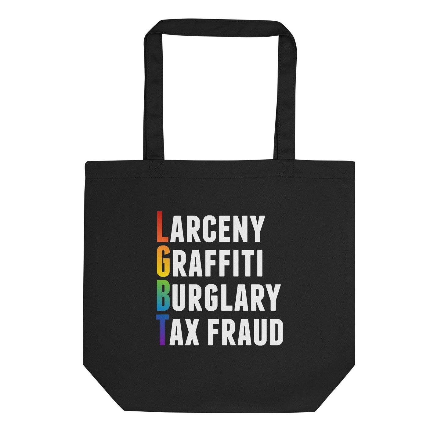 Larceny Graffiti Burglary Tax Fraud Eco Tote Bag