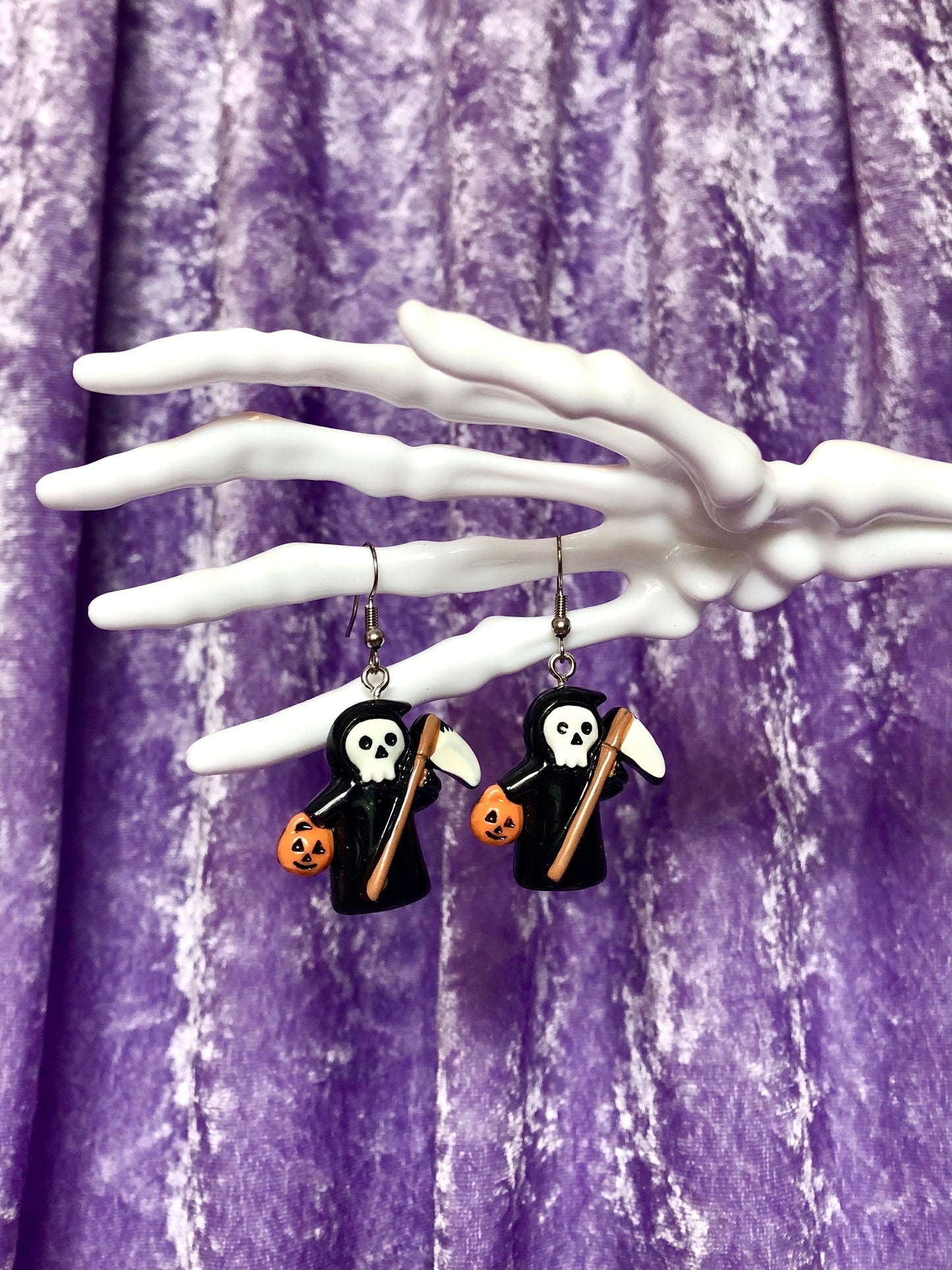 Grim Reaper Earrings