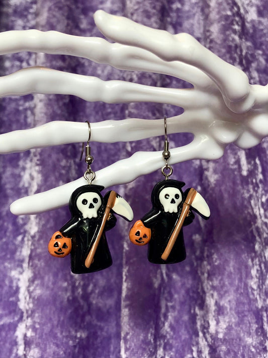 Grim Reaper Earrings