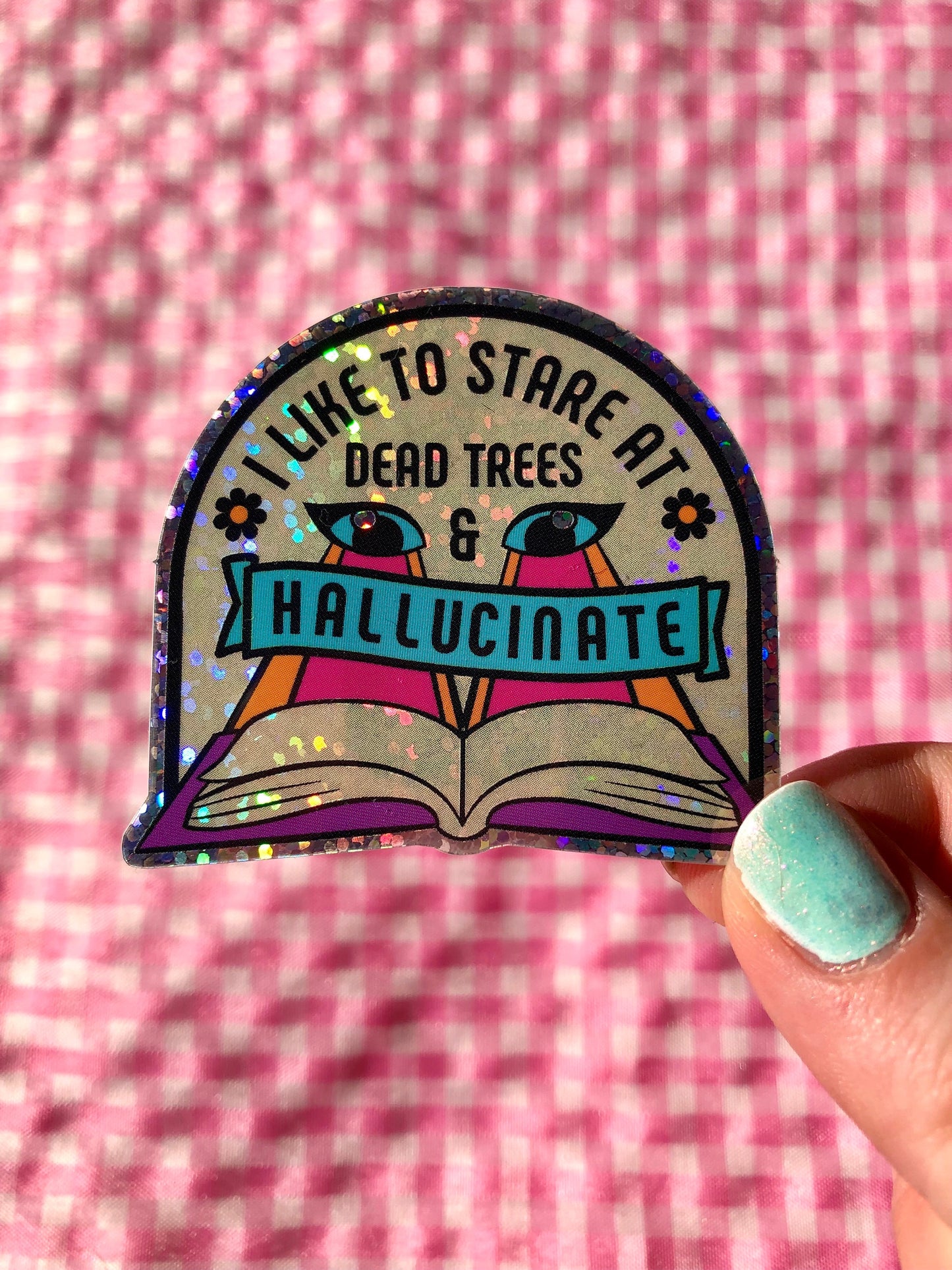 Stare at Dead Trees Vinyl Sticker
