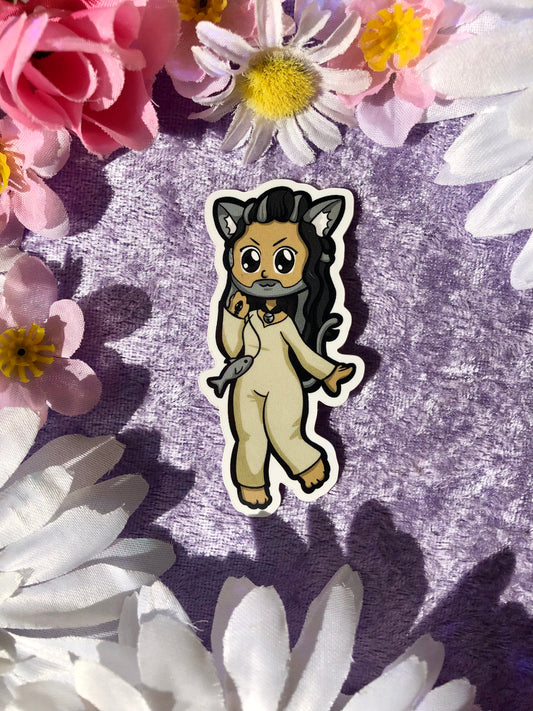 Catboy Ed Vinyl Sticker