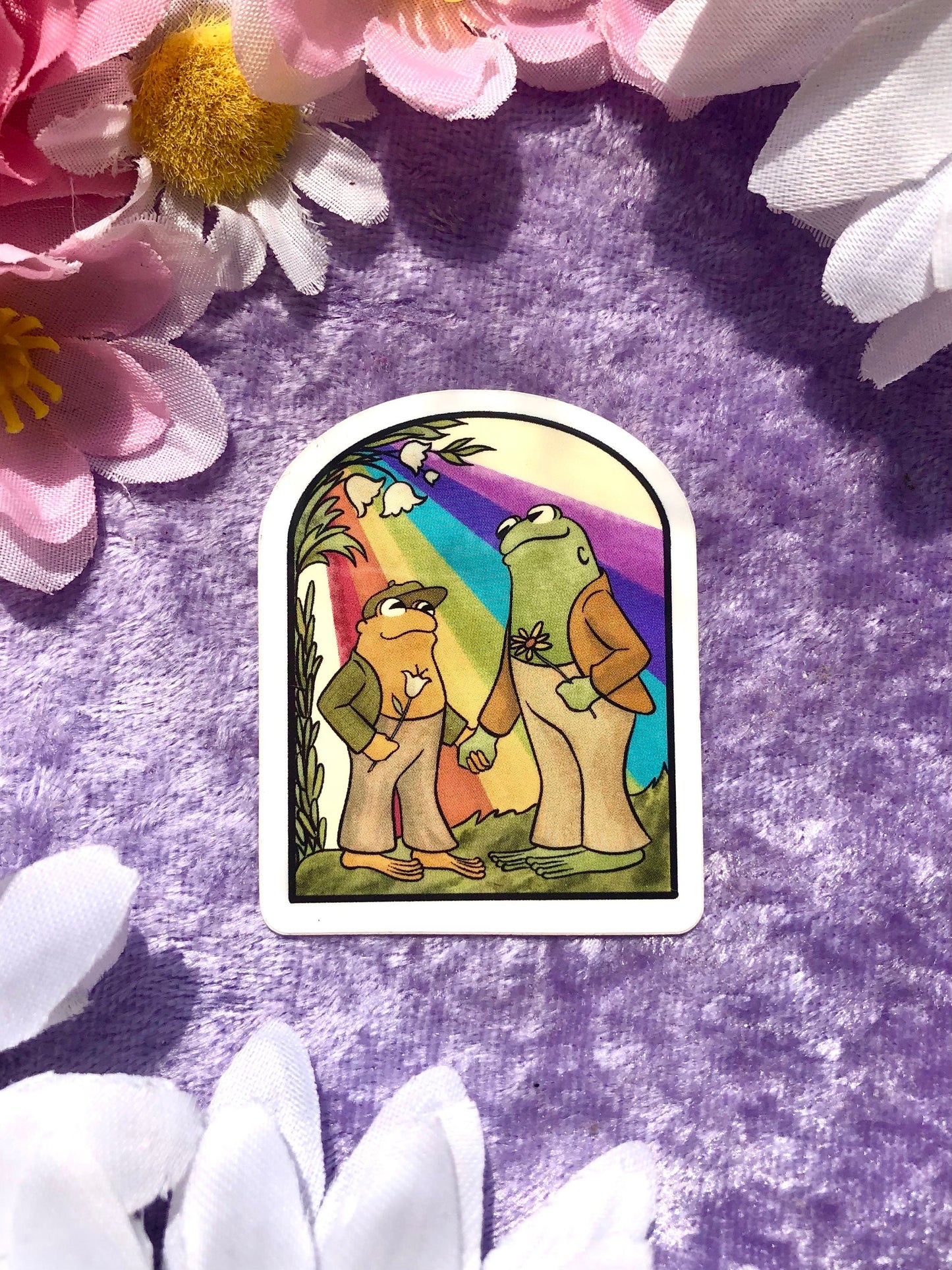 Frog and Toad Vinyl Sticker