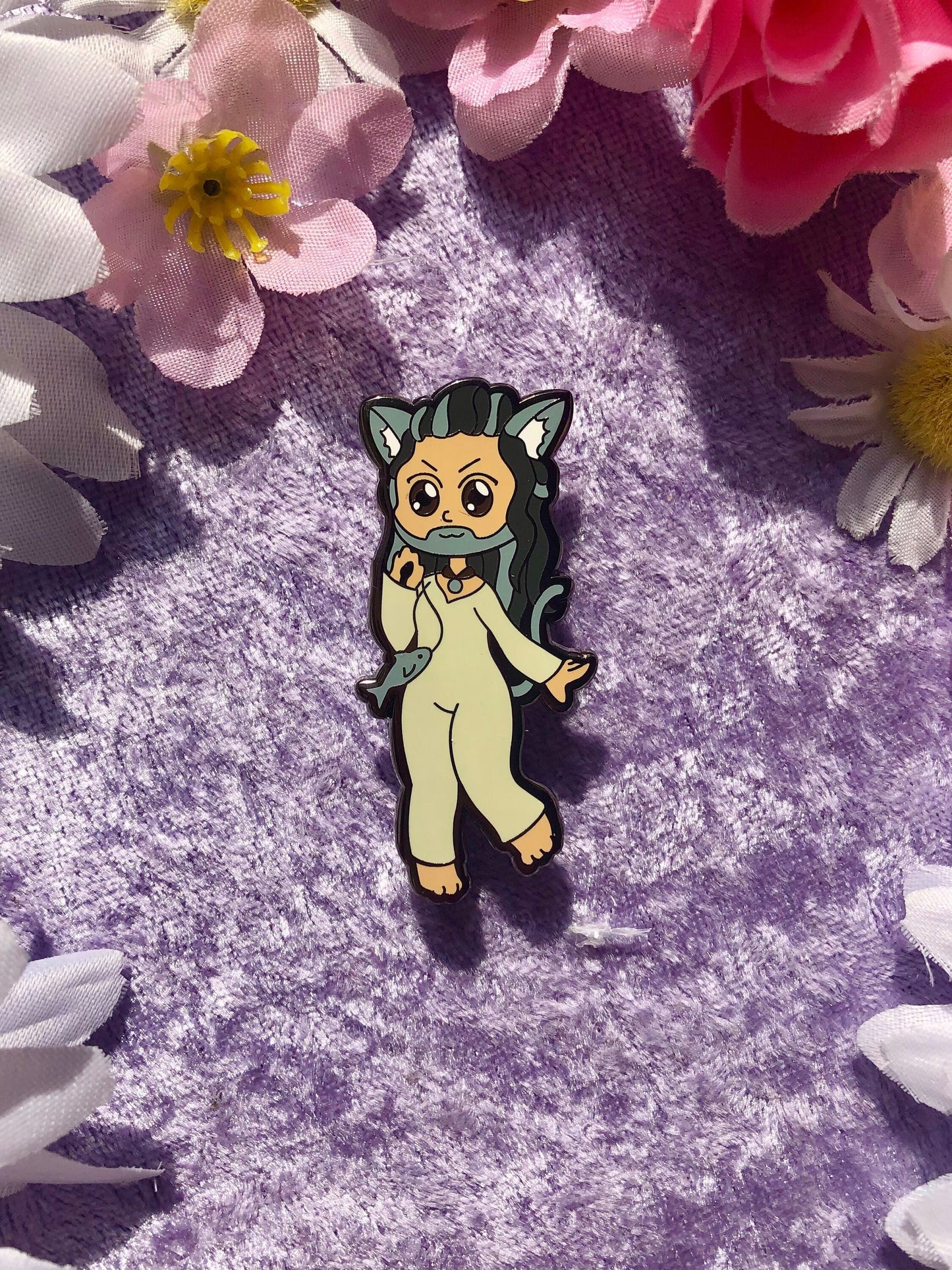 Catbeard Enamel Pin