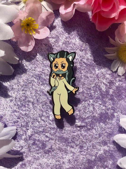 Catbeard Enamel Pin